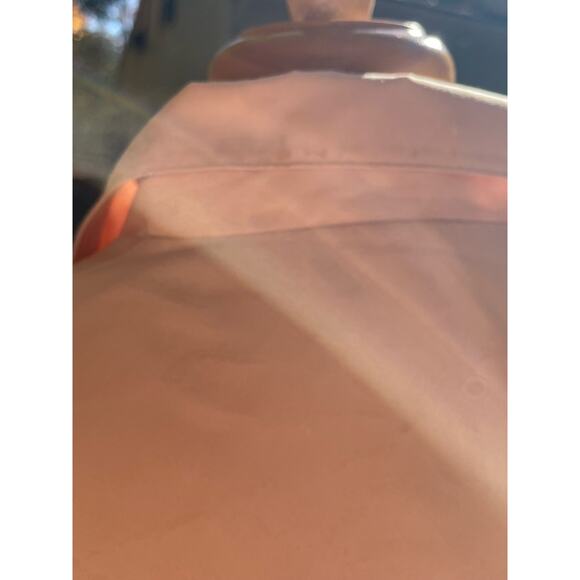 Etienne Aigner Womens Jacket Lightweight TanCoat Sz 12 Logo Lining FLAWED - Picture 8 of 14